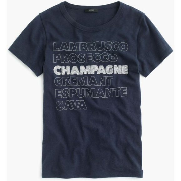 J. Crew Tops - NWT JCrew Champagne Graphic Tee Size Small J. Crew Tops - NWT JCrew Champagne Graphic Tee Size Small